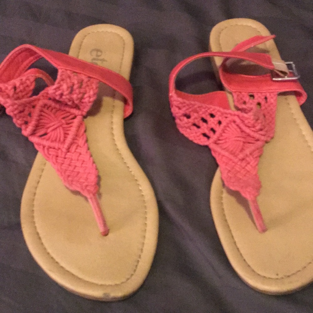 Pink sandals